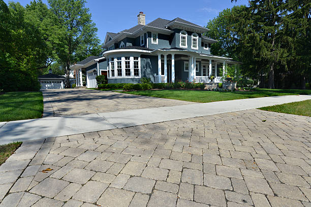 Permeable Paver Driveway in Las Lomas, TX